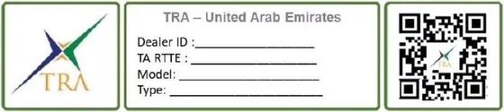 Chứng chỉ TRA của UAE cho tất cả các thiết bị vô tuyến và truyền thông được bán cho thị trường UAE